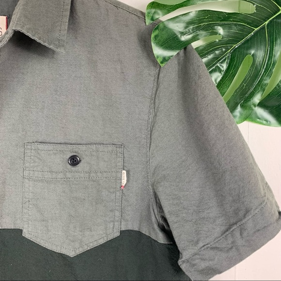 ACTIVE RS Mens Color Block ButtonDown Shirt Small - Picture 3 of 6